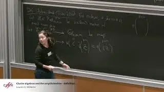 Lauren K. Williams: Cluster algebras and the amplituhedron - definition