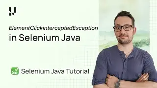 Handling ElementClickInterceptedException in Selenium Java  | Selenium 4 Tutorial  | TestMu AI