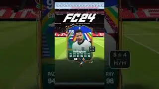 Jude Bellingham Karty FIFA 🤯 #38  #football #futbol #edit #shorts  #footballedits #soccer #fifa