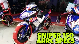 SNIPER NILA MASATO FERNANDO | UB150 ARRC TECHNICAL SPECS |  KERWIN CHANG JOHN EMERSON INGUITO