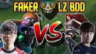 SKT T1 FAKER vs LZ BDD - BEST MID KOREA S8