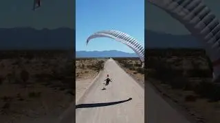 Paraglider Flight Training in Arizona with Desert Wind Paragliding #LearnToFly #Paraglide #short
