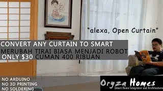 #2 Cheapest Smart Curtain | tirai pintar  cuman 400 ribuan Alexa compatible