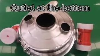 Discharge vibration Sieve with double vibration motors