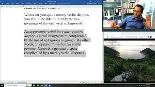Lessons in Logic 48: Merely Verbal Disputes