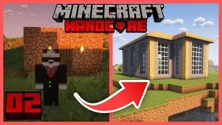 🔥 Hardcore Minecraft EP 2 | Taming a Horse & Upgrading My House!