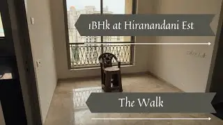 1BHK at Hiranandani Estate | The Walk | 459 Carpet | Middle Floor | 85 Lakhs + Taxes | Resale Flat