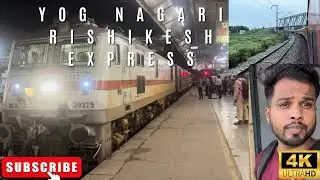 Yog Nagari Rishikesh Express train journey (Ajmer Delhi Rishikesh) #indianrailways #videofeed