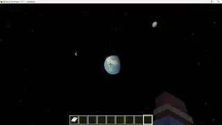 Advanced Rocketry 3.0 flying around in space render test 1
