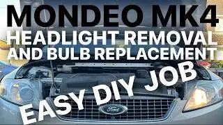 Mondeo Mk4 - Снятие фары для замены лампочки