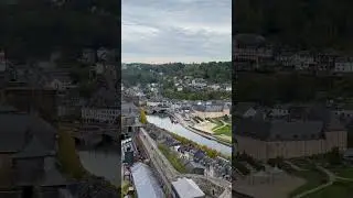 Beauty of Bouillon River #belgium #tour #walkthrough #historical #cityview #scenic #castle #journey