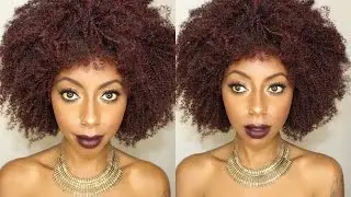 Affordable Natural looking afro wig! || Jessica Pettway
