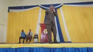 Bishop A Warren man of God .At Moneague College St Ann  Jamaica