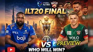 ILT20 FINAL PREVIEW 🏆 | Desert Viper VS MI Emirates | Pakistani Players In Action