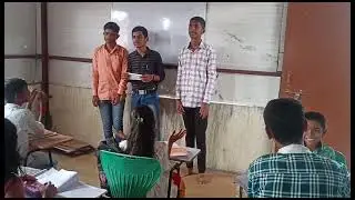 Ideal Coaching Classes 10th std student Celebrate Teacher's day.