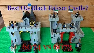 What is the best OG Black Falcons Castle? Comparing Lego 6073 and 6074