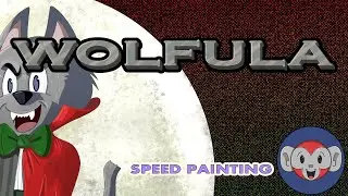 WOLFULA, A VAMPIRE WOLF - speed drawing  | DROIDMONKEY