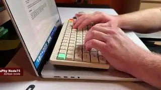NuPhy Node75 LP typing sound test with the NuPhy x Gateron Low-profile 3.0 Red Nano switches