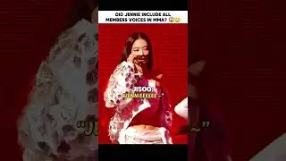 Jennie put all members' voices in her MMA performance!! 😱🤯 #jennie #blackpink