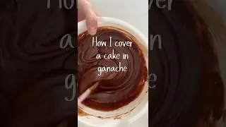 Great in the warmer weather! 🍫 #cakedecorating #chocolate #chocolateganache #cake