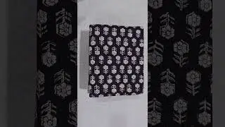 Hand Block Print Cotton Fabric | Natural Stripes & Jaipur Block Print | Pure Cotton Textile
