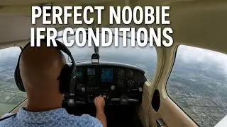 Легкий полёт по ППП на модернизированном самолёте Piper Archer II | Идеальные условия для практик...