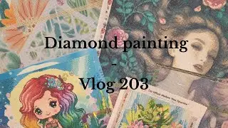 Vlog 203: diamond painting et revue du dp Pivoine de chez FG Normal