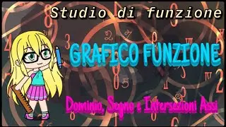 GRAFICO DELLA FUNZIONE: rappresentare il dominio, il segno e le intersezioni con gli assi