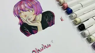 &Delta;&Omicron;&Kappa;&Iota;&Mu;&Alpha;&Zeta;&Omega; &Mu;&Alpha;&Rho;&Kappa;&Alpha;&Delta;&Omicron;&Rho;&Omicron;&Upsilon;&Sigma; OHUHU #ohuhu TRYING OHUHU MARKERS Alena and Princess #ohuhuart #ohuhumarkers