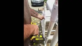 DIY PVC Pool Steps