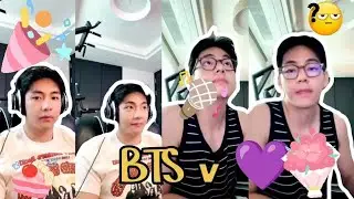 BTS v is live 💜✨ #bts #v #vlive #btslivetoday 💜✨