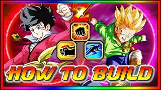 HOW TO BUILD! F2P EZA STR VIDEL! & F2P INT SUPER SAIYAN KID TRUNKS! DBZ: Dokkan Battle