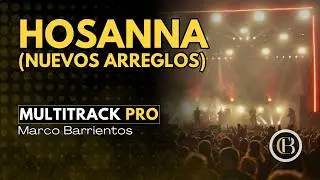 HOSANNA (nuevos arreglos) - Marco Barrientos | Secuencia + Acordes y Letra | CB Multitracks