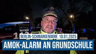 10.01.2025 Berlin #Amok-Alarm an Grundschule. Polizei-Großeinsatz mit #SEK Sondereinsatzkommando