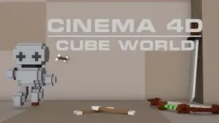 [Cinema 4D] Cube World Dummy / Манекен