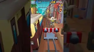 Surfing through subway trains.Subway surfers pro gameplay.(2)
