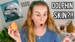 DOLPHIN SKIN ?? | A glistening, fresh-out-of-the-water makeup look!