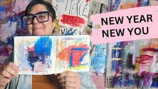NEW SKETCHBOOK: START A DAILY EXPRESSIVE & EXPERIMENTAL DRAWING PRACTICE (FEEL MORE IN THE NEW YEAR)