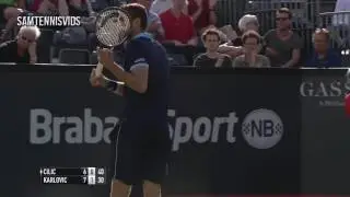 Marin Cilic Vs Ivo Karlovic s Hertogenbosch 2017 SF (Highlights HD)