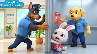 Elevator Door Trap! 🛗 Pipi Rabbit&rsquo;s Dangerous Mistake | Sheriff Labrador Police Rescue