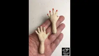 0038 Auntie Stop Motion Puppet - Hand Armature - MOREZMORE