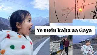 Atal tunnel k paar wali duniya with our little one ✨