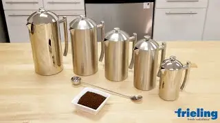 Frieling French Press - Available in 5 sizes, polished or brushed finish!