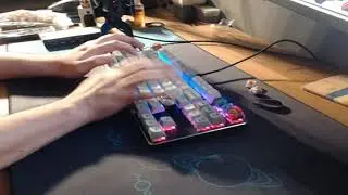 Tactile Glorious Panda switch sound test.