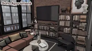 Soho Apartment | The Sims 4 Speed Build | CC | Download Link
