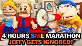 4 HOURS SML Movie MARATHON JEFFY GETS IGNORED ! Best Jeffy Moments!