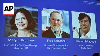 Nobel Prize in medicine goes to 3 scientists for their work on human immune system