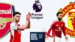 CUNHA BANGER!! FIRST HOME LOSS FOR ARSENAL!! ARSENAL 2-3 MAN UTD QMA