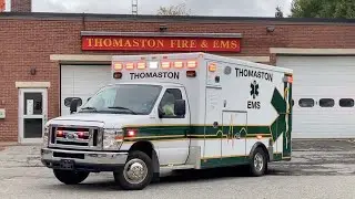 Thomaston Ambulance Responding with Dual Siren