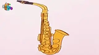 How to draw a Saxophone